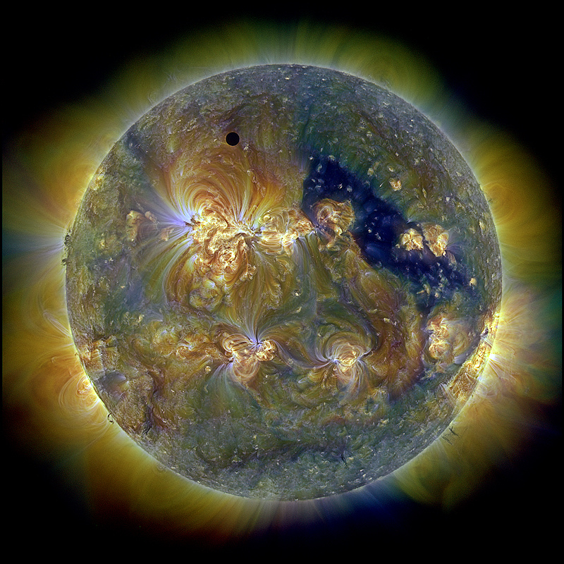 Illustration for article titled El tránsito de Venus frente al Sol, como nunca lo habías visto